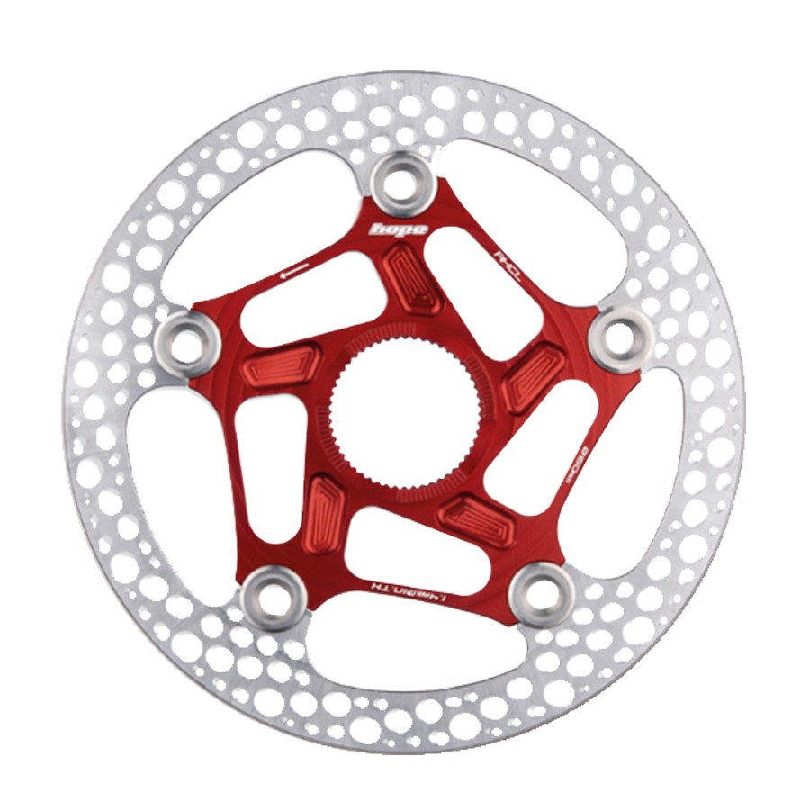 ใบดิสเบรค HOPE Disc Rotors RX Center lock Laser cut and heat treated 160MM