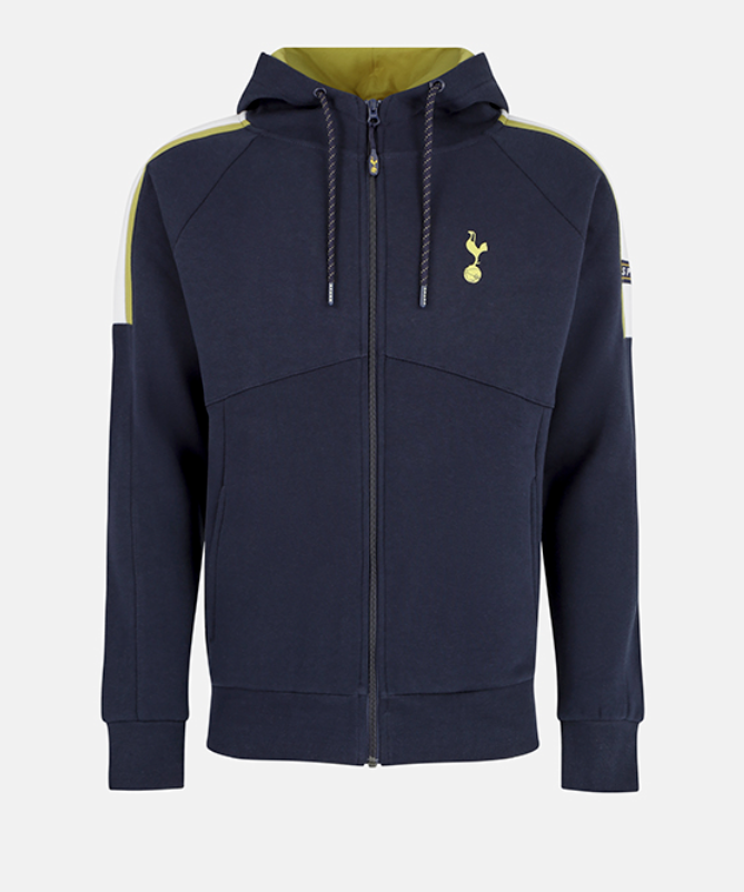 เสื้อฮู้ดทอตนัมฮอตสเปอร์ Sleeve Detail Zip Through ของแท้