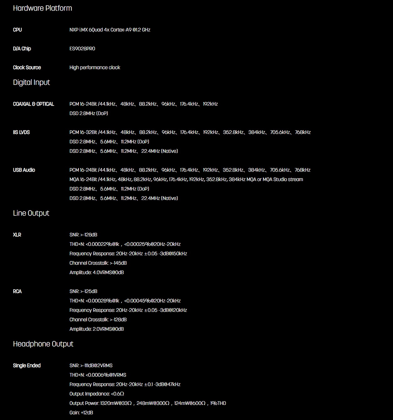 ขาย Matrix Audio Element M DAP+DAC+AMP ครบจบในตัวเดียว