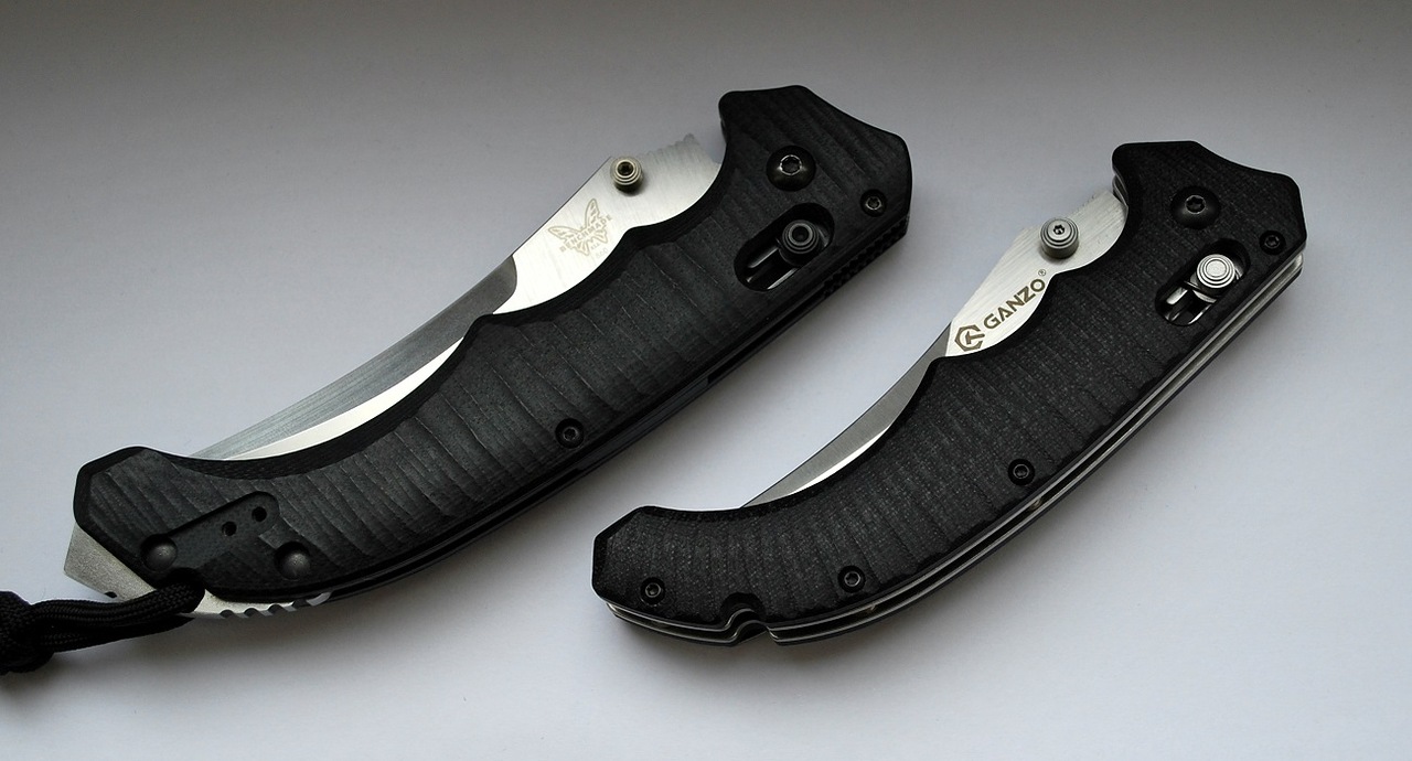 มีดพับ Ganzo รุ่น G712 ด้ามสี G10 ด้ามสีดำสนิท ใบสีเงิน ของแท้ 100%