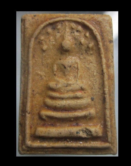 พระสมเด็จปรกโพธิ์ 12ใบ เคลือบเล็ค พระเก่าไม่ทราบที่