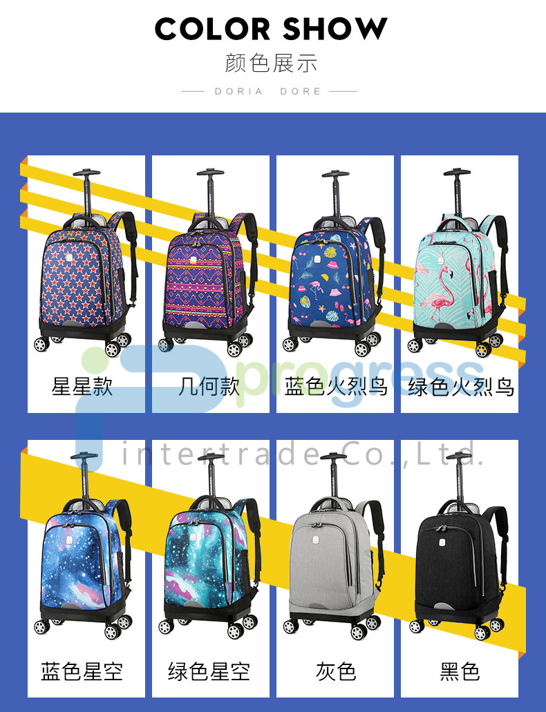 กระเป๋าเป้เดินทาง ล้อลาก 900D