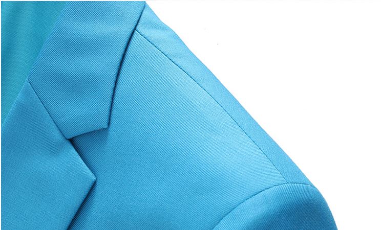 Pre-order ชุดสูทชาย สีฟ้าน้ำทะเล สไตล์เกาหลี พร้อมเสื้อกั๊ก