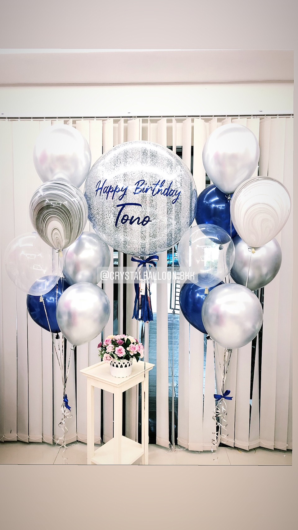 ลูกโป่ง วันเกิดสำหรับคุณผู้ชาย สียอดฮิต Bubble ขนาด 24" พร้อม ช่อลูกโป่ง ช่อ 7 ลูก 2 ช่อ,ลูกโป่งลายหิน USA 2 ลูก พร้อมตกเเต่ง สามารถเปลี่ยนสีลูกโป่ง/เปลี่ยนข้อความ/เปลี่ยนขนาดได้
