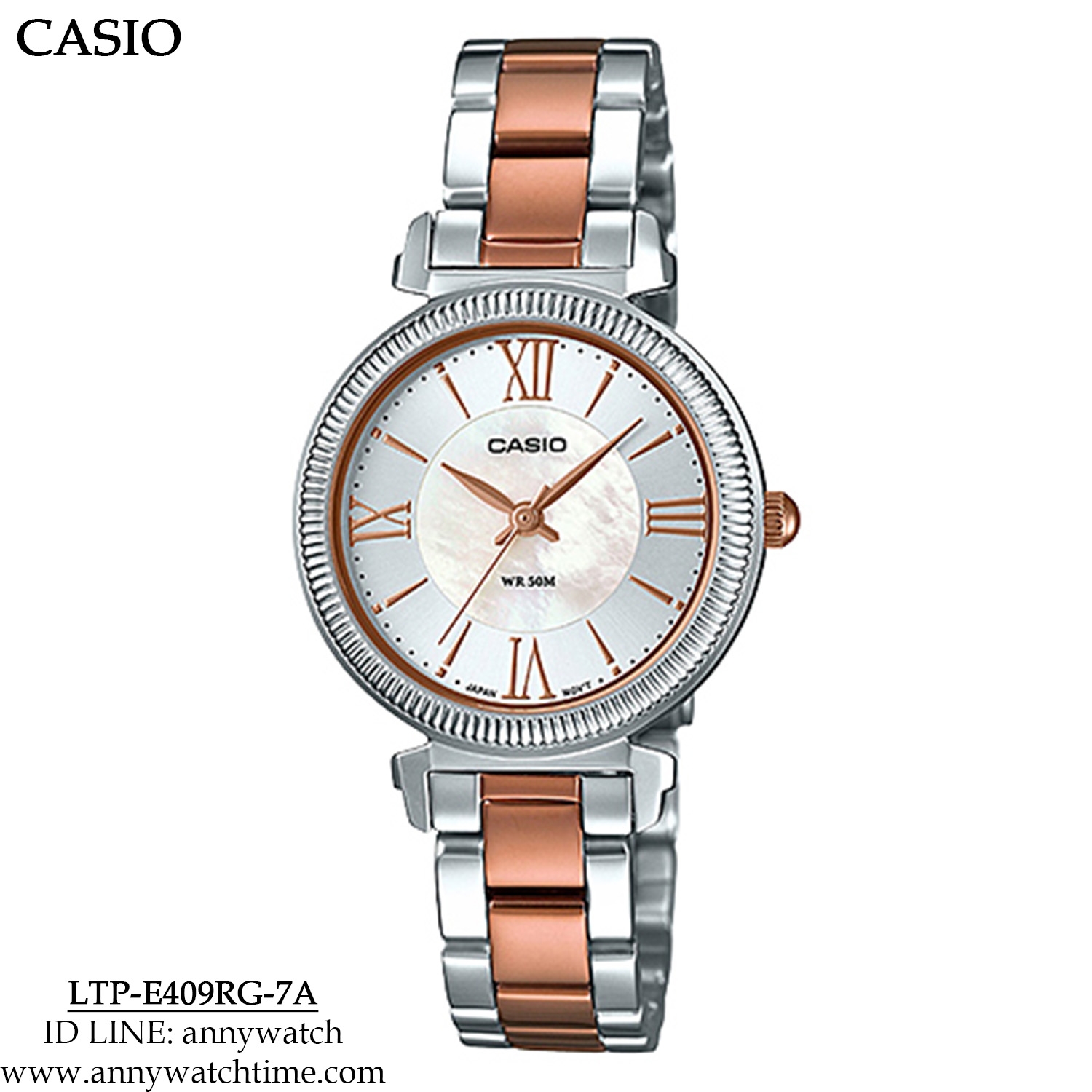 CASIO LTP-E409RG-7A