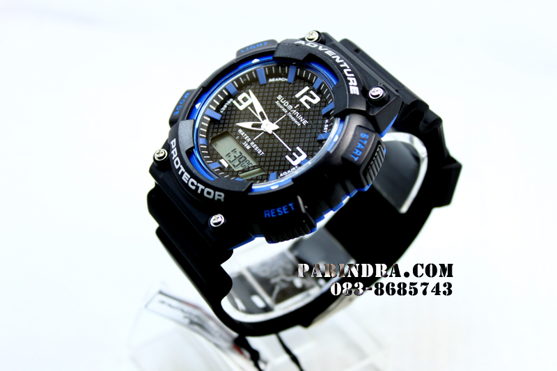นาฬิกา US submarine Protector รุ่น TP3143M สีดำตัดน้ำเงิน