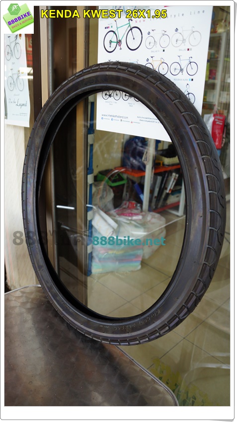 ยางนอก KENDA KWEST 26x1.5 ,26X1.95 (K838) ขอบลวด