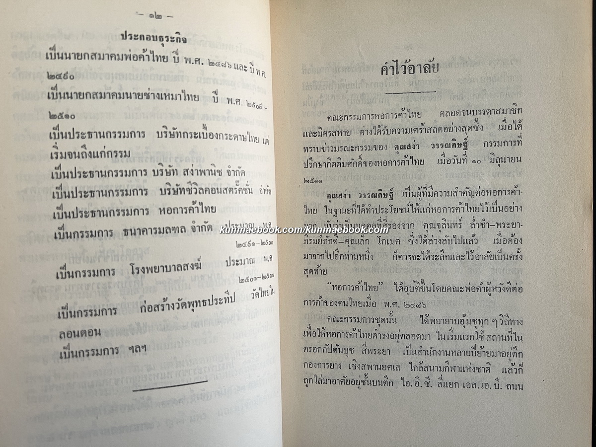 ตำนานเรื่องเครื่องโต๊ะและถ้วยปั้น / อนุสรณ์ นายสง่า วรรณดิษฐ์
