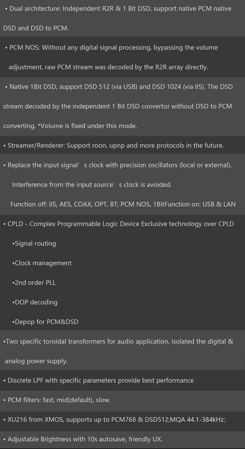 Gustard R26 Discrete R2R ladder DAC + 1 Bit DSD รองรับ MQA, Roon ประกันศูนย์ไทย
