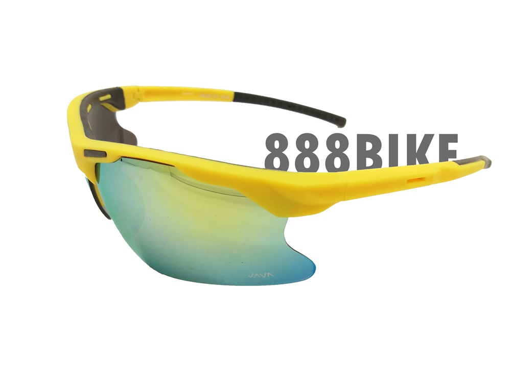 แว่นกันแดด แว่นตา JAVA2 cycling sungalsses UV400 (Made in Taiwan),SG2 คละสี