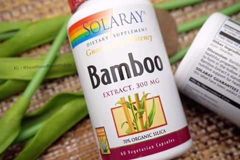 Solaray, Bamboo, Extract, 300 mg, 60 Vegetarian Capsules