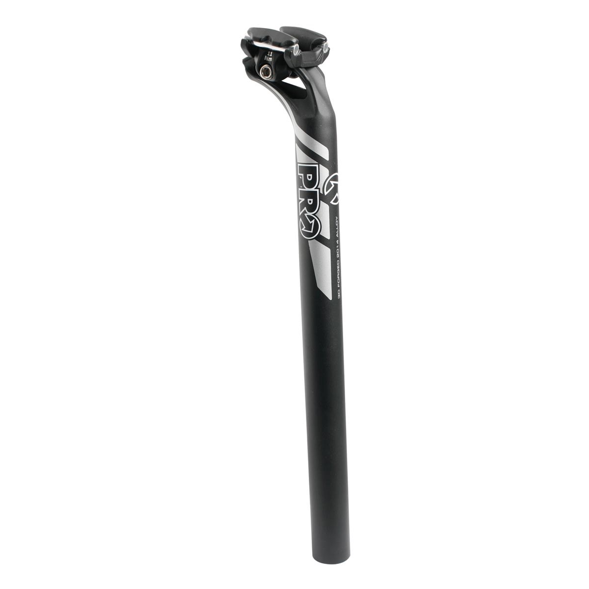 หลักอานเสือหมอบอลูมินั่ม PRO PLT Seatpost Alloy 27.2MM. เยื้อง20mm/เยื้อง0, ยาว 400มม.