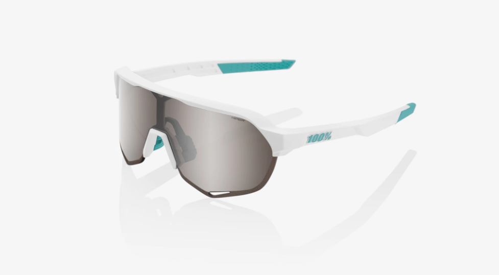 แว่นตา 100% S2® SE BORA - hansgrohe Team White HiPER® เลนส์สีเงิน + เลนส์ใส
