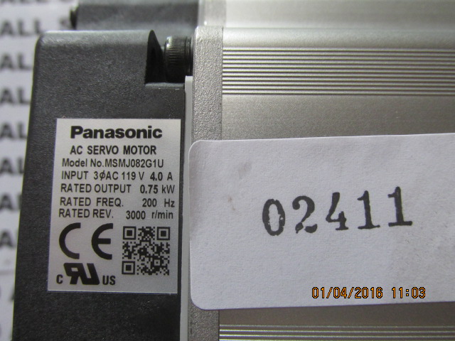 SERVO MOTOR “ PANASONIC ” รุ่น MSMJ082G1U