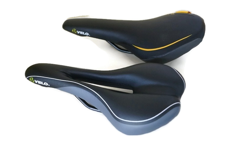เบาะจักรยาน VELO Plush SADDLE;SpeedFlex Wide" Saddle(โปรดระบุรับแบบมีร่องกลางหรือไม่มีร่องกลางตรงหมายเหตุ) สำเนา