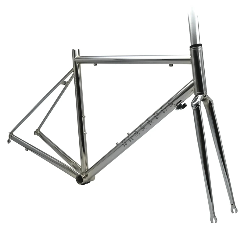 DARKROCK 702 Road Bike Frame with Fork, Cr-Mo Steel 4130 bicycle frame 700C steel frame