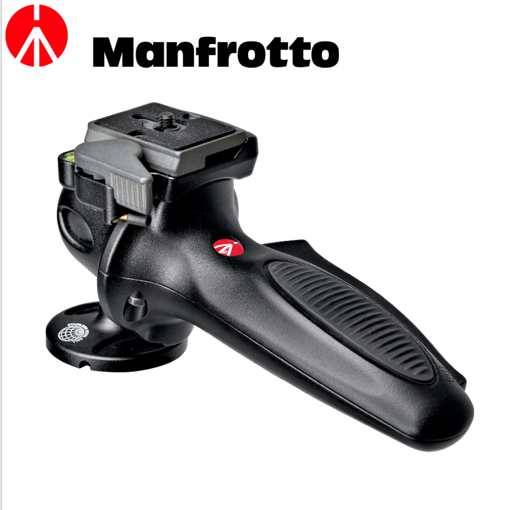 หัวบอลแบบด้ามจับแนวนอนและตั้ง Manfrotto 327RC2 MF-0327-RC201 แมกนีเซียม หมุนรอบตัว 360 องศา ก้มเงยในแนวนอนและตั้ง ได้ +90/-90องศา ประกันศูนย์ 5 ปี
