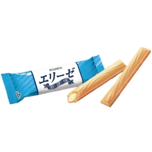 bourbon erize kiri 32 แท่ง ครีมชีสเวเฟอร์สอดไส้