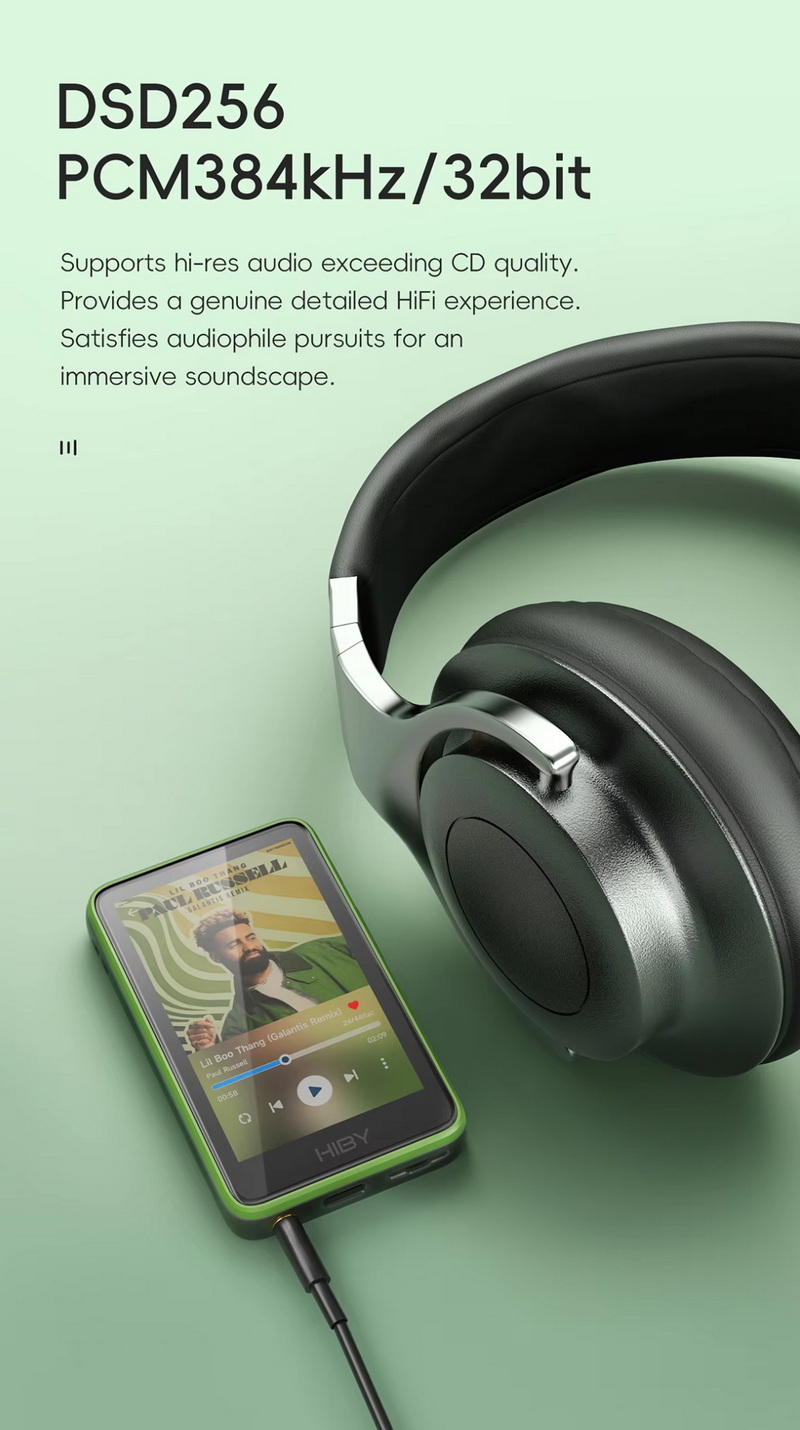 HiBy R1 เครื่องเล่นเพลงจิ๋ว ชิป DAC CS43131 จอทัชสกรีน รองรับ Dual Hi-Res ประกันศูนย์ไทย