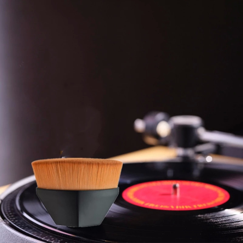 X-Tips Vinyl Brush Cleaner แปรงทําความสะอาดแผ่นเสียงไวนิล LP ป้องกันไฟฟ้าสถิตย์ ที่ดีที่สุด