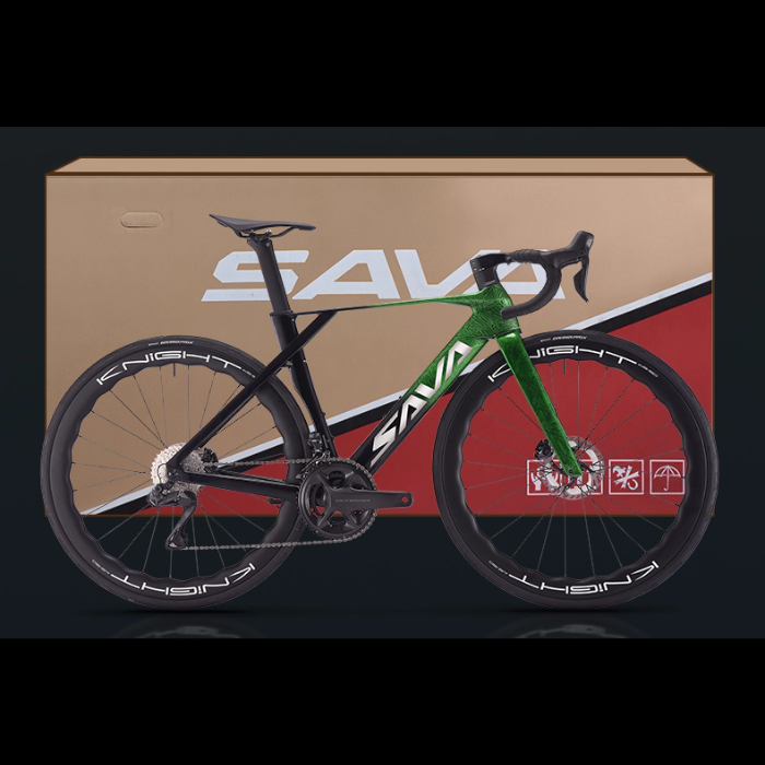 SAVA SLR8 Carbon Fiber Road Bike Shimano Ultegra Di2 8170 7.72kg Hydraulic Disc Brake | 2025
