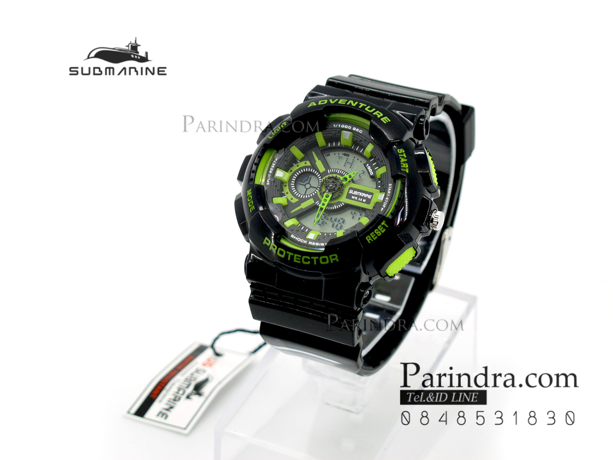 นาฬิกา US submarine Adventure Protector รุ่น TP3163L สีดำ-เขียว