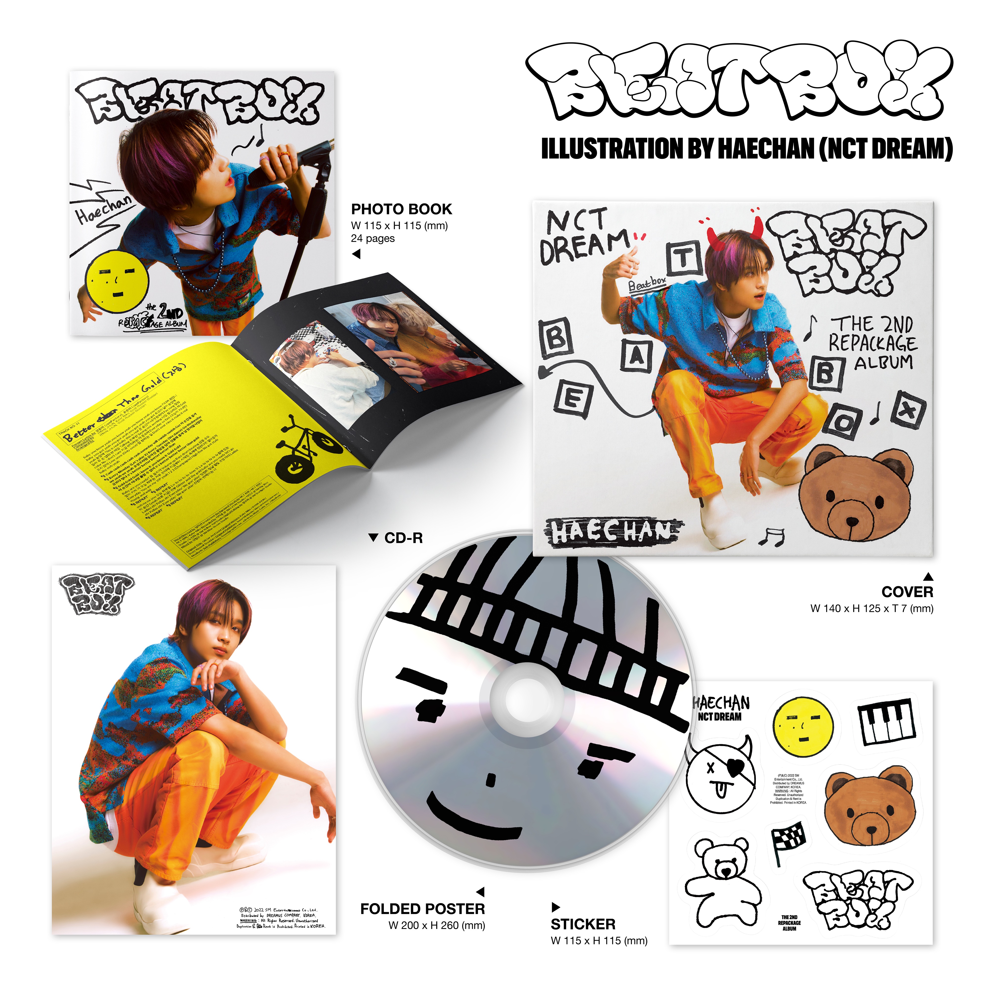 #NCTDREAM - The 2nd Album Repackage [Beatbox] (Digipack Ver.) (Random Ver.) -ปิดพรี2022-05-30 / รอ 14-25วัน-