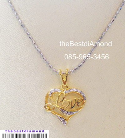 สินค้าหมด BP444 จี้ Love แบบมีกรอบ +++ สวย เริ่ด น่ารักมากๆๆ classic มากๆๆๆ ใส่ได้ทุกโอกาส