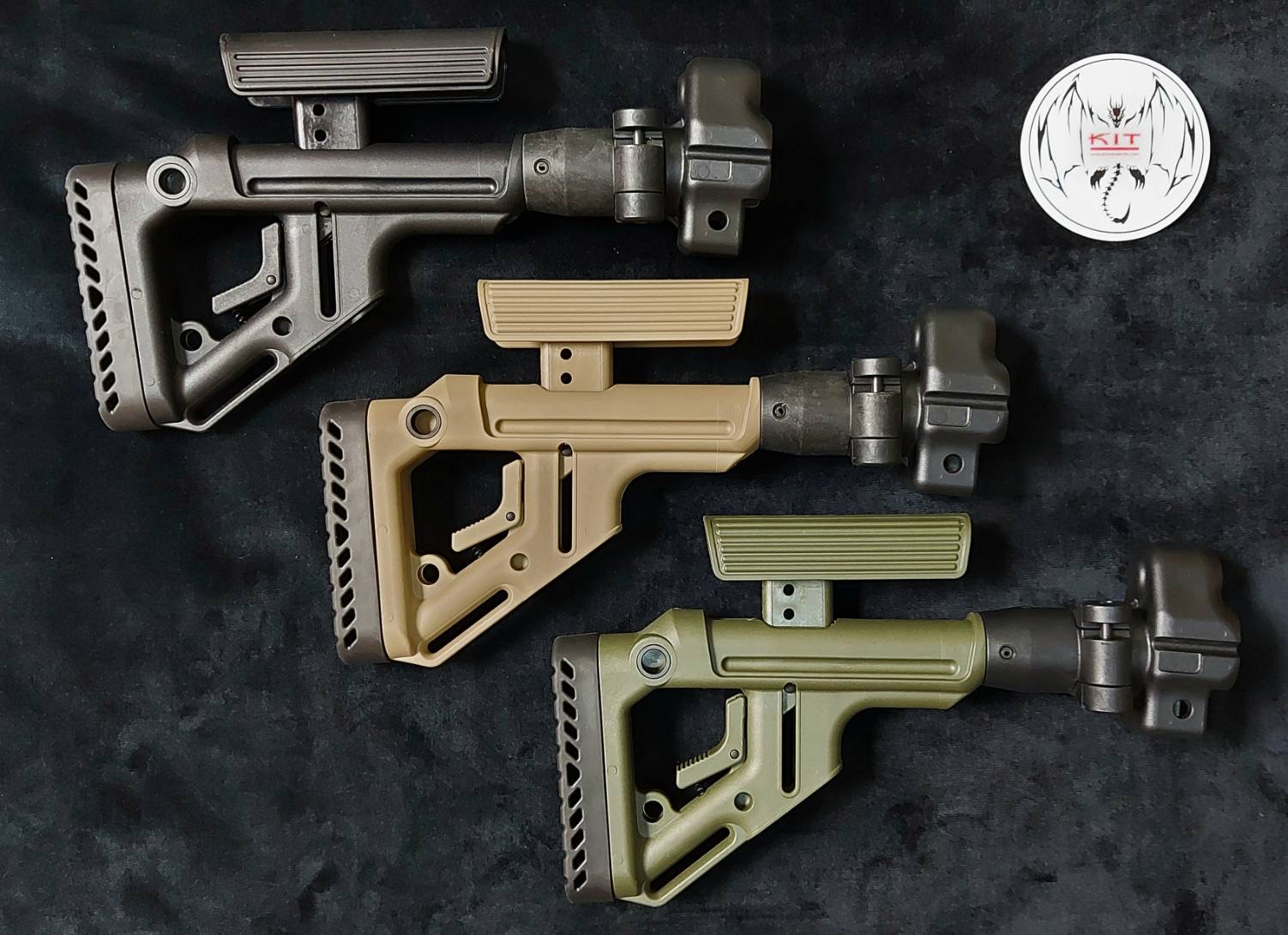 FAB Defense Tactical Folding Buttstock W/ Cheek Piece For MP5 (Polymer Joint) UAS - MP5