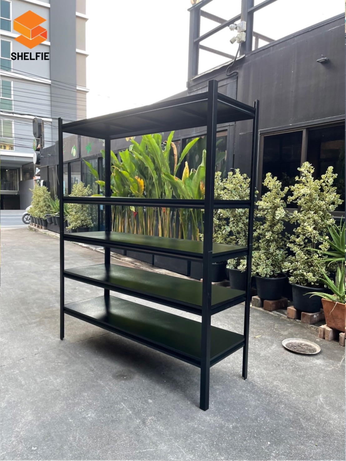 ชั้นเหล็ก 5 ชั้น : ขนาด ส183 x ก150 x ล50 ซม.