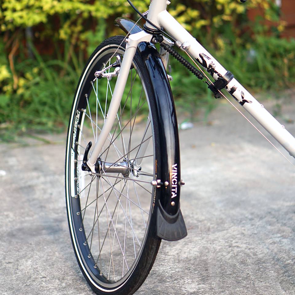 บังโคลนจักรยานทัวร์ริ่ง VINCITA F02 Fender for 26"-700C wheel (Wide 4 CM.)