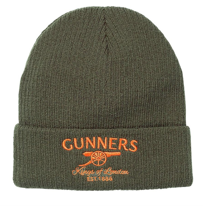 หมวกไหมพรมอาร์เซนอล Gunners Fine Ribbed ของแท้