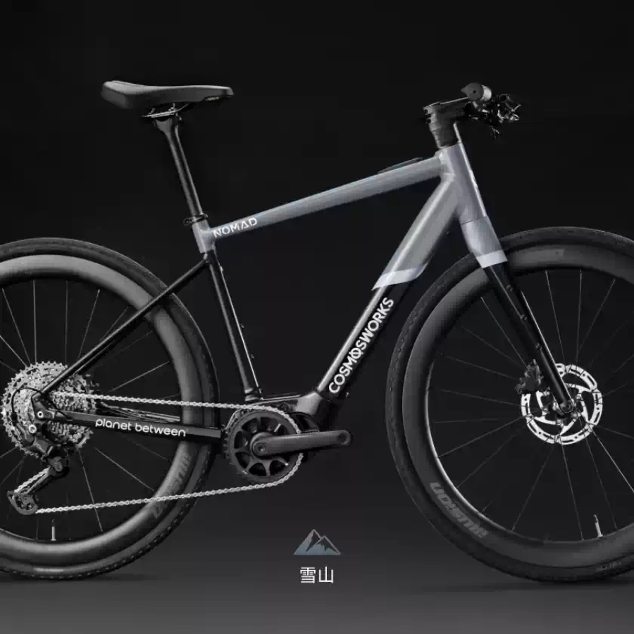 CosmosWorks NOMAD จักรยานไฟฟ้ามอเตอร์กลาง ล้อคาร์บอน | พรีออเดอร์