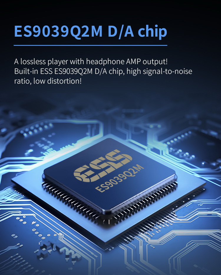 SMSL DP5SE DAP เครื่องเล่นเพลงเครือข่าย HiFi ชิป DAC/AMP ES9039Q2M รองรับ MQA ประกันศูนย์ไทย