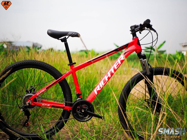 จักรยานเสือภูเขาเฟรมอลู RICHTER SMASH เกียร์ 21สปีด ล้อ 27.5 NEW2023