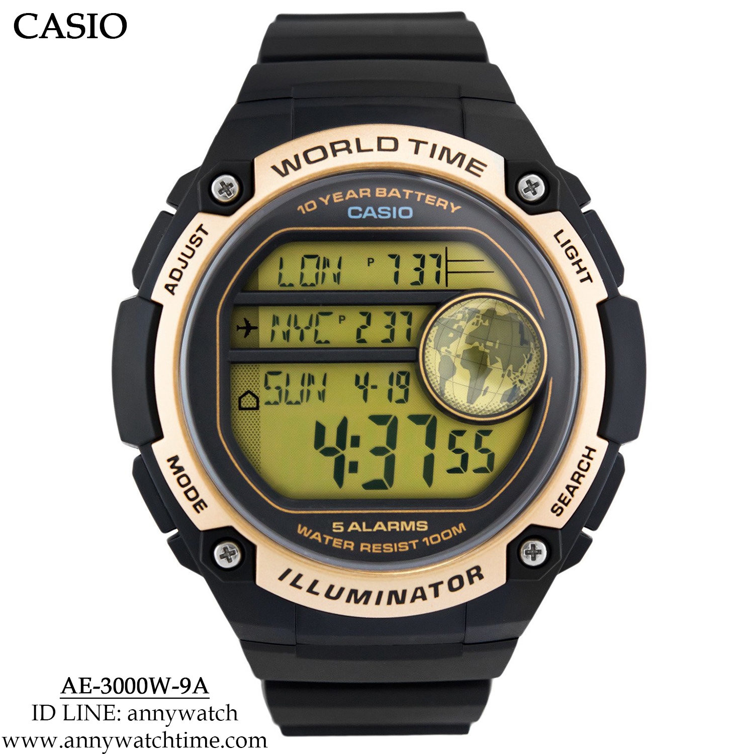 CASIO AE-3000W-9A