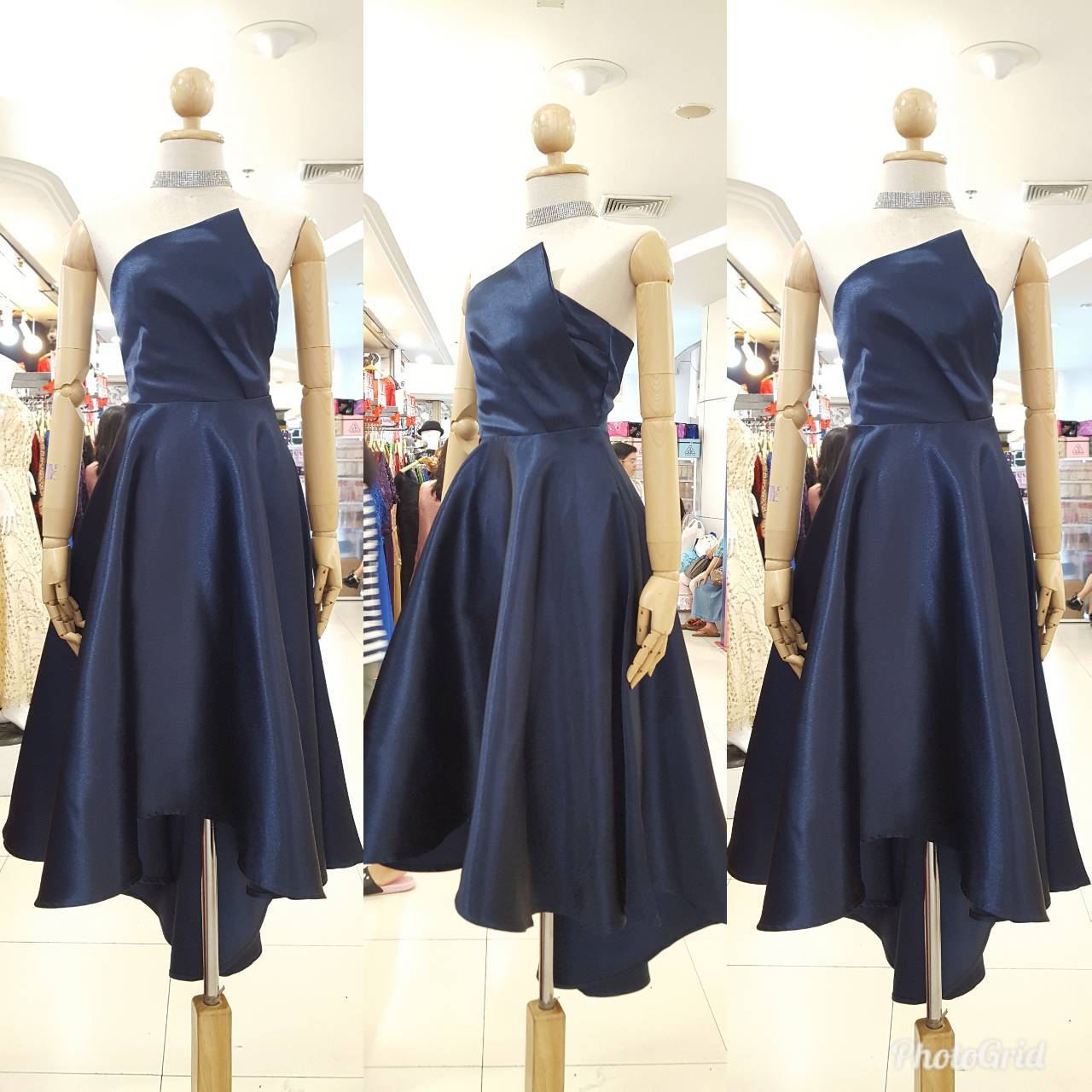 ชุดเพื่อนเจ้าสาว ชุดราตรียาว Gybso - Folded tube top & Tea-length skirt