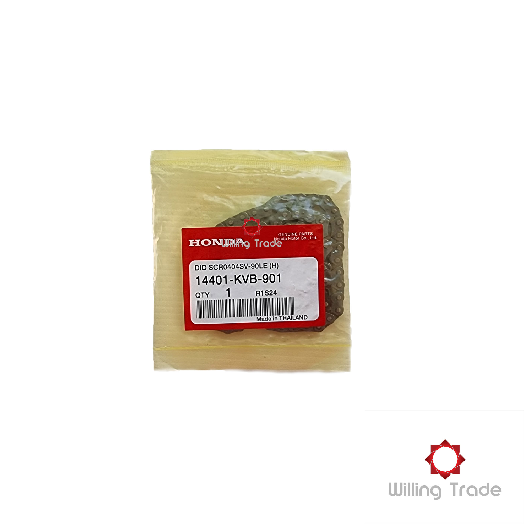 0244_HO. โซ่ราวลิ้น (90 ข้อ) (A381)HONDA:(14401-KVB-901) CLICK110-I, CLICK คาร์บู, SONIC [แท้ศูนย์]