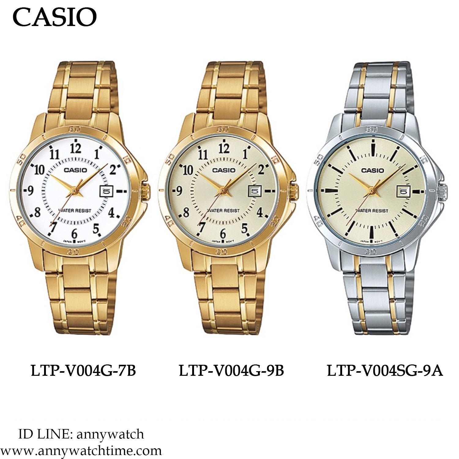 CASIO LTP-V004SG-9A