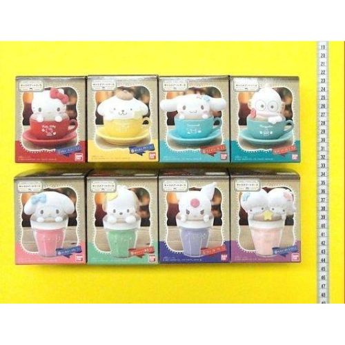 กล่องจุ่ม กล่องสุ่ม Bandai X Sanrio ตั้งโชว์สุดน่ารัก มีทั้งหมด 8 แบบ