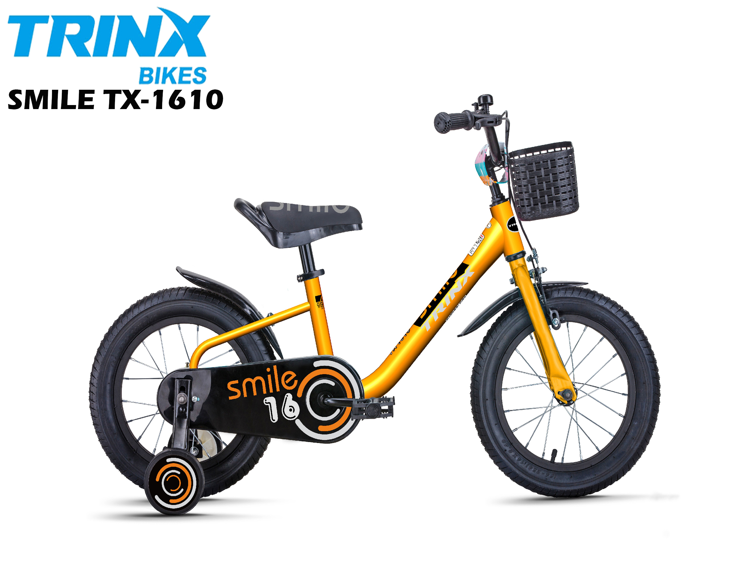 รถจักรยานเด็ก TRINX SMILE TX-1610 ล้อ 16 นิ้ว เฟรมเหล็ก (ริมเบรค)