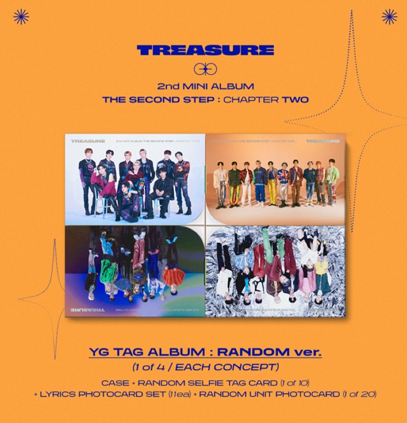 อัลบั้ม #TREASURE - 2nd MINI ALBUM [THE SECOND STEP : CHAPTER TWO] YG TAG ALBUM
