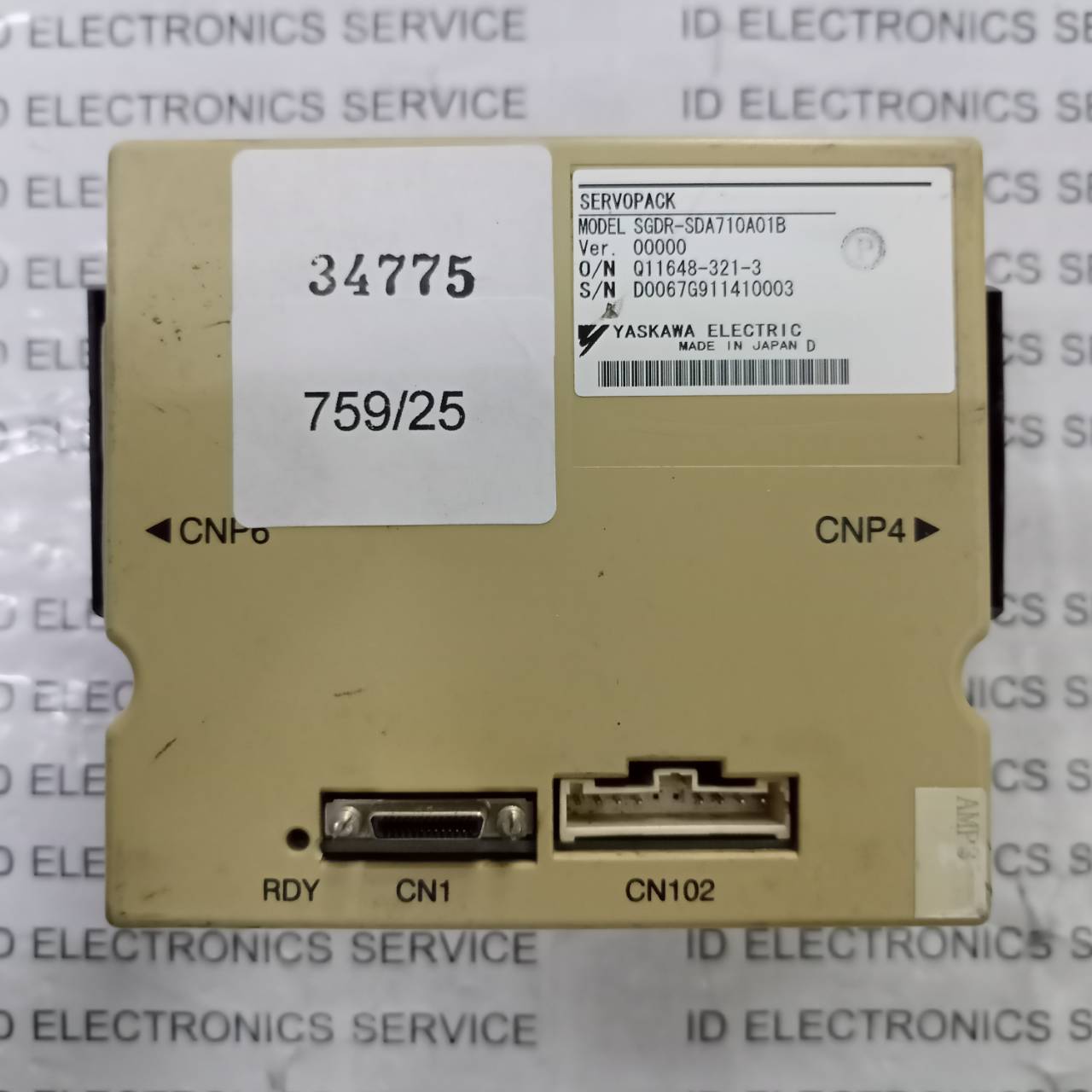 SGDR-SDA710A01B SERVO DRIVE " YASKAWA "