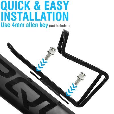 โครงกระติกจักรยาน ขากระติกอลูมิเนียม MARQUE Aluminum water bottle Lite and Classic