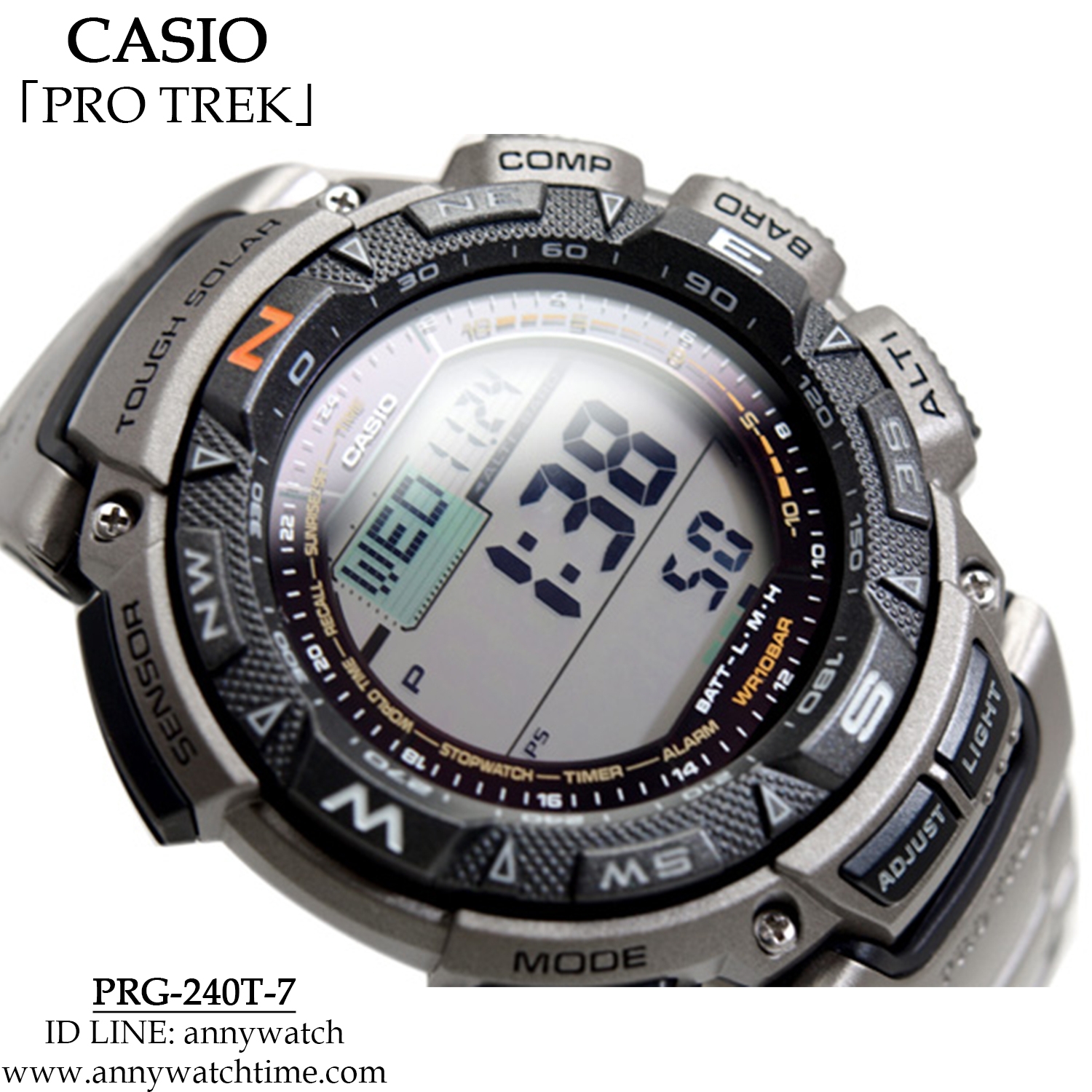 PROTREK PRG-240T-7 - จำหน่ายนาฬิกาของแท้ 100% รับซ่อมนาฬิกา 