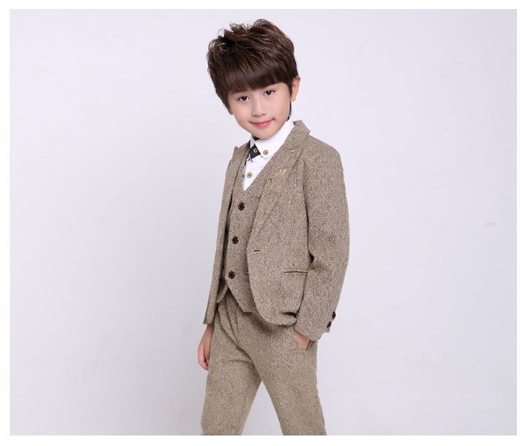 Pre-order ชุดสูทเด็กชาย สีน้ำตาล สไตล์เกาหลี
