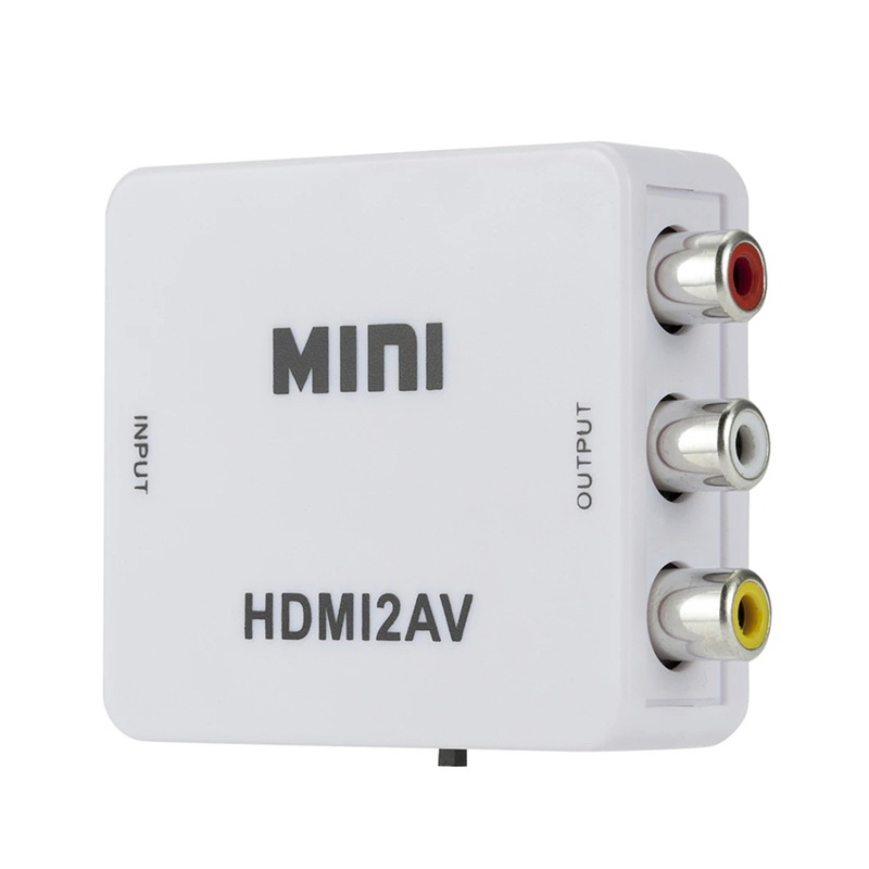 X-Tips HDMI to AV อะแดปเตอร์แปลง HDMI ออก AV รองรับ PAL, NTSC