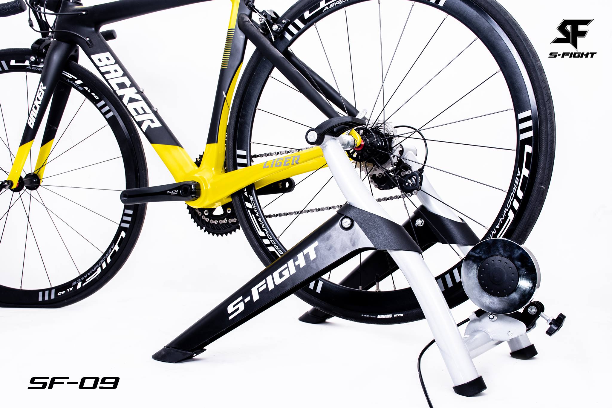 เทรนเนอร์ S-FIGHT INDOOR Cycling Magnetic Trainer, SF-09 รองรับจักรยานล้อ 24,26,27.5,29,700c