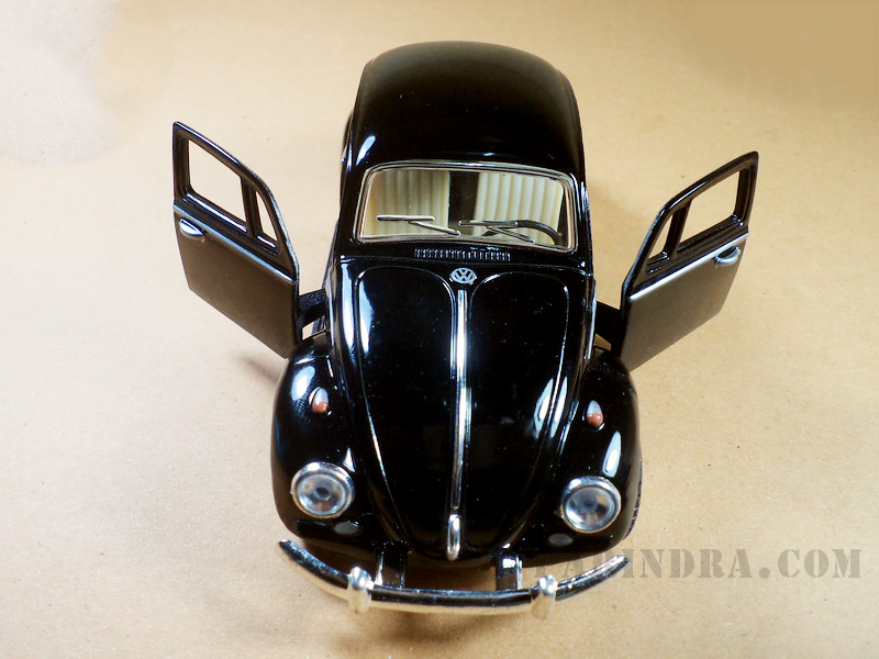 โมเดลรถเหล็ก รถเต่า Volkswagen 1967 อัตราส่วน 1:32 สีดำสนิท