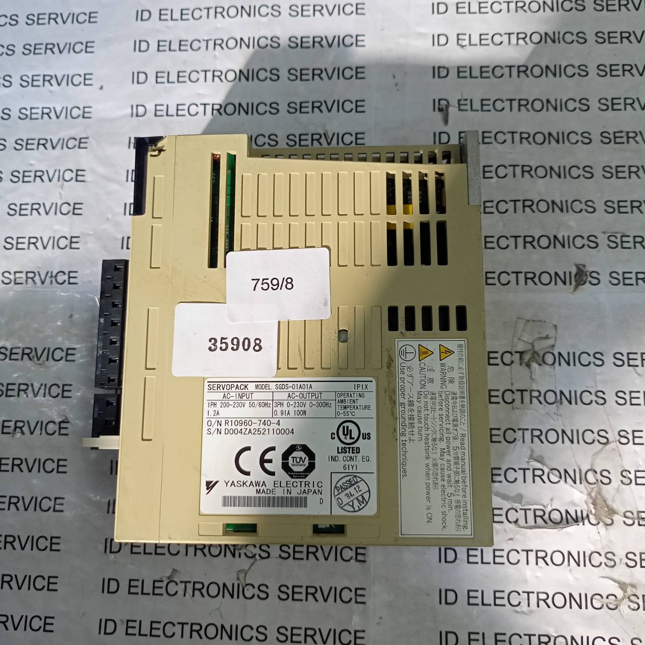 SGDS-01A01A SERVO DRIVE " YASKAWA "